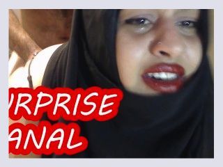 PAINFUL SURPRISE ANAL WITH MARRIED HIJAB WOMAN 