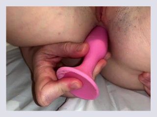 Having a play with dildo and butt plug