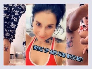 Tight Body Tattoo MILF Joanna Angel starts the day masturbating