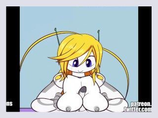 Gif Compilation   Monster Girls Robot Girls Breast Expansion animations by Zedrin
