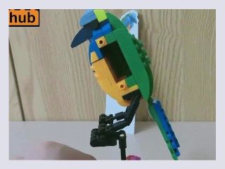 Youre about to fap to a colorful attractive Lego bird