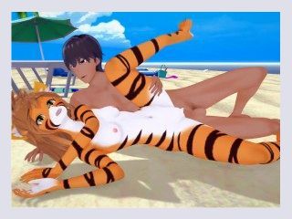 3D HentaiFurry Tiger Flora