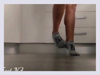 Socks and Barefoot dance to satisfy your Foot Fetish