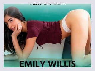 ADULT TIME Emily WIllis Creampie Threesome  Rough Sex and More COMP