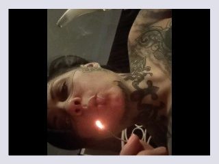 Tattooed Girls who smoke