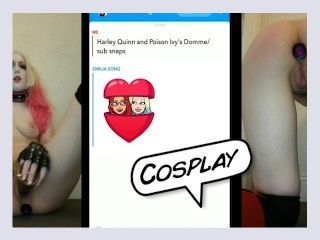 Harley Quinn and Poison Ivy Dommesub Anal Snapchat extended preview