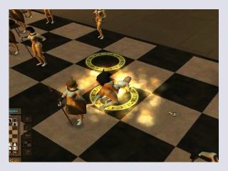Chess porn Sex attack of a black figure  video game sex