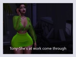 SIMS 4 STORY KEISHA SNEAKS TO TONY HOUSE TO FUCK WHILE HIS WIFE IS AT WORK