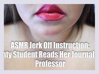 ASMR Naughty Student Reads Her Journal To Her Professor JOI