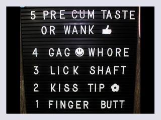 Easy Sissy Joi Game for Fags b33