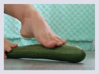 Cucumber Crush to satisfy your Foot Fetish