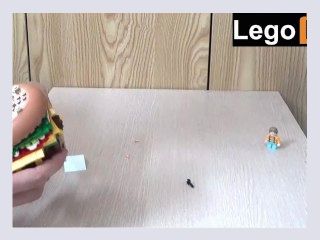 Your stepsister will love my Lego hamburger stand speed build