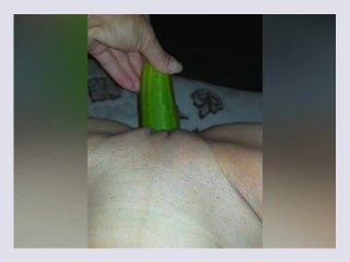 Hard and deep play with cucumber