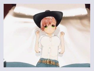 3D HENTAI POV Cowboy girl agreed to have sex while parents are not at home