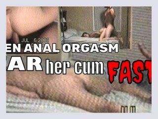 Teen first time anal she orgasms quickly Kinda funny vid actually 