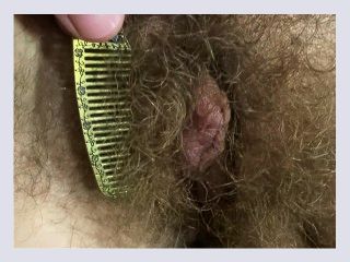 Hairy bush fetish video closeup pov with cutieblonde
