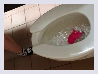 Pink Panty Piss n Flush