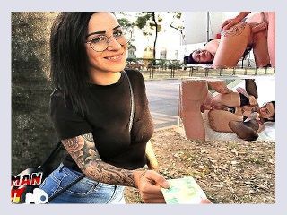 GERMAN SCOUT   FIRST ANAL FOR STUDENT NATASCHA INK AT REAL PICK UP CASTING