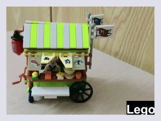Building Sembo 601102 2019   Moving Food Stall set 3 out of 4