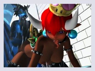 Second Life   Bowsette Shower Play