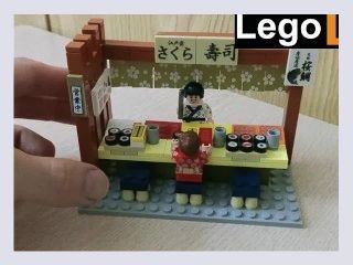 Building Sembo 601066 2019   Japanese Food Stall set 2 out of 4