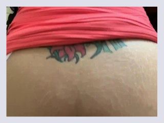 Nice soft red booty back shots creampie cum in pussy