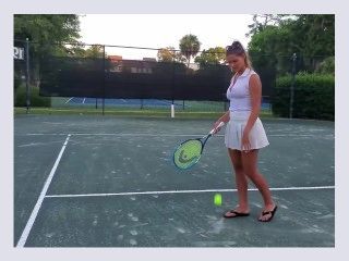 Tennis Court Cum Preview  Buy full vid at 19honeysvidscom