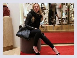 Shopping for new high heels in LOUBOUTIN SHOP