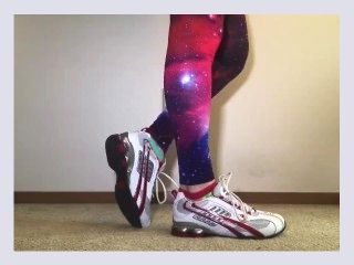 Galaxy Leggings with Athletic Works sneakers