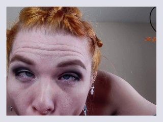 Redhead loves deepthroating cock so much she makes aheago faces   TheGoddessOfLust