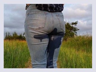Alice   Desperate to pee then lost it and pissed myself in jeans and panties 