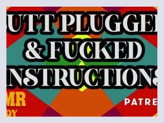 Butt Plugged and Fucked Instructions   ASMR Daddy Audio