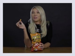 Porn Stars Eating Aubrey Kate Crunches Cheetos