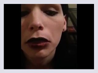 Goth Transgirl Sucks Off
