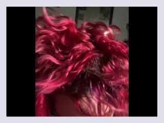 Blowjob teaser pink hair slut