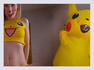 Pikachu teen used her riding skills to get impregnated Super effective