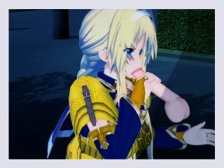 Alice Knight vers   Sword Art Online  SAO   3D Hentai