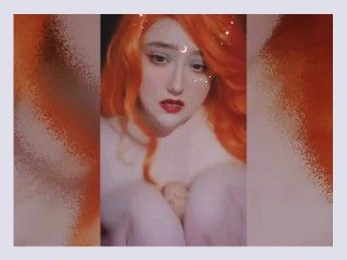 LEAKED Busty Egirl Huge Natural Boobs Exposed and Titfucked