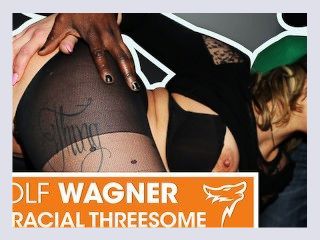 Horny Eva Adams enjoys 2 hard dicks at the same time WOLF WAGNER
