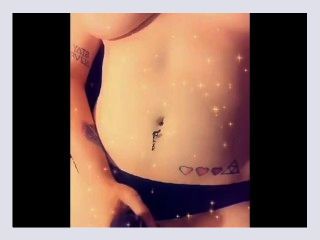 Curvy Babe Plays with Pussy on Snapchat