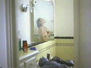 Angelina Jolie under the shower