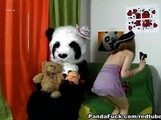 Sassy girl panda fucked for eternal life