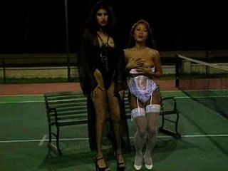 Lesbians on the tennis court