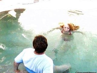 Girl tricked into sex underwater