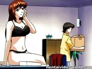 Anime deliveryboy seduced by a hot readhead part 1