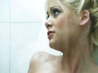 Hot blonde nailed in bath
