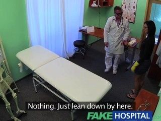 FakeHospital Sexy cleaning lady gets down and dirty with filthy doctor and horny nurse