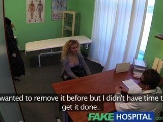 FakeHospital Cheating blonde sucks and fucks after striking a fast surgery deal