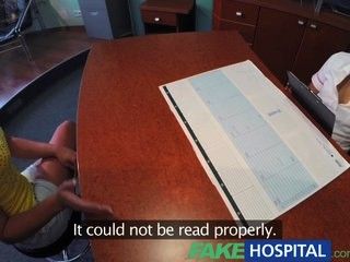 FakeHospital Naughty nurse tests potentially pregnant patients sensitivity levels with her talented tongue