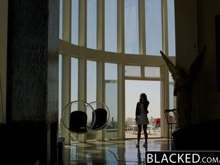 BLACKED Blonde Girlfriend Alli Rae Loves Black Cock part 1